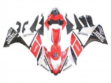 Affordable 2009-2011 Yamaha YZF 1000 R1 Motorcycle Fairings - White Red Black Petronas Australia