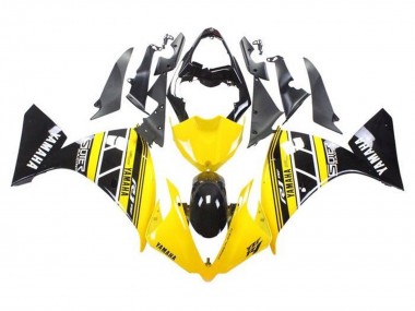 Affordable 2009-2011 Yamaha YZF 1000 R1 Motorcycle Fairings - Yellow White Black Stripe Australia