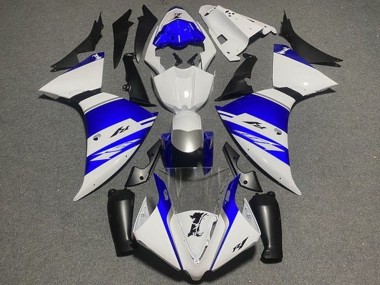 Affordable 2012-2014 Yamaha YZF 1000 R1 Motorcycle Fairings - White Blue Black Silver Stripe Australia