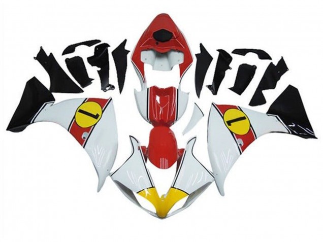 2012-2014 Yamaha YZF 1000 R1 Motorcycle Fairings - White Red Yellow Black Australia