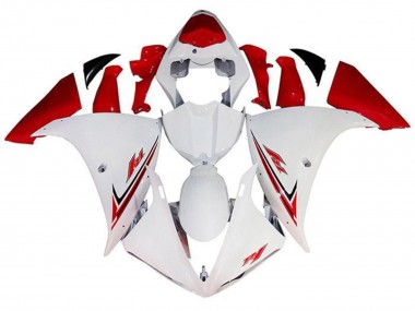 Affordable 2012-2014 Yamaha YZF 1000 R1 Motorcycle Fairings - White Red Australia