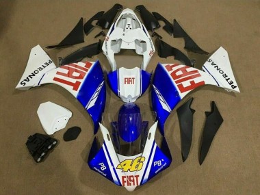 Affordable 2012-2014 Yamaha YZF 1000 R1 Motorcycle Fairings - White Blue Red Fiat 46 Australia
