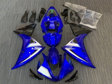 Affordable 2012-2014 Yamaha YZF 1000 R1 Motorcycle Fairings - Blue White Black Stripe Australia