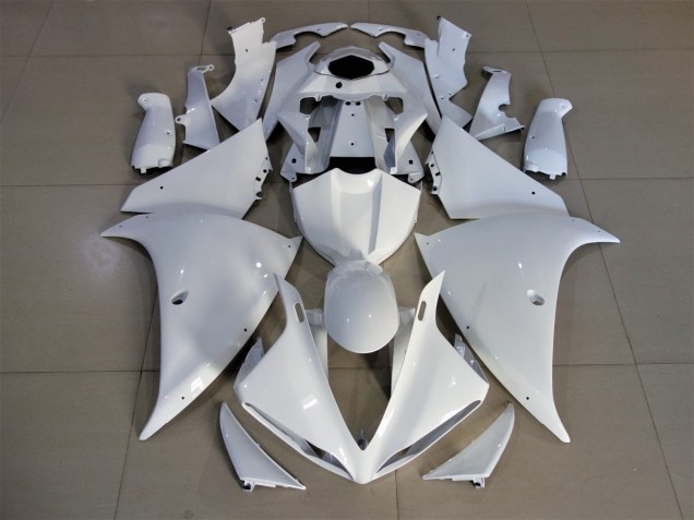 2012-2014 Yamaha YZF 1000 R1 Motorcycle Fairings - White Australia