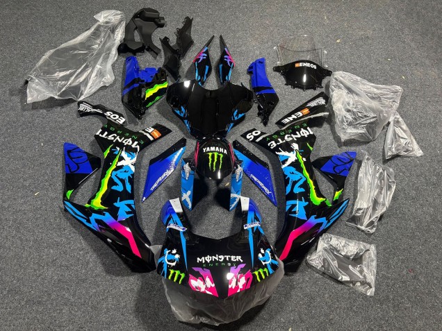 2015-2019 Yamaha YZF 1000 R1 Motorcycle Fairings - Black Blue Pink Green Monster ENEOS Australia