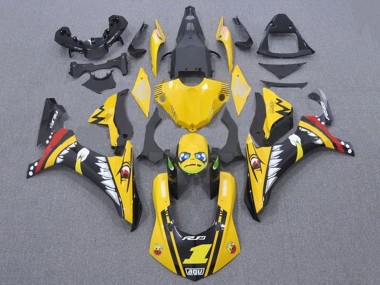 Affordable 2015-2019 Yamaha YZF 1000 R1 Motorcycle Fairings - Yellow Red Shark Australia