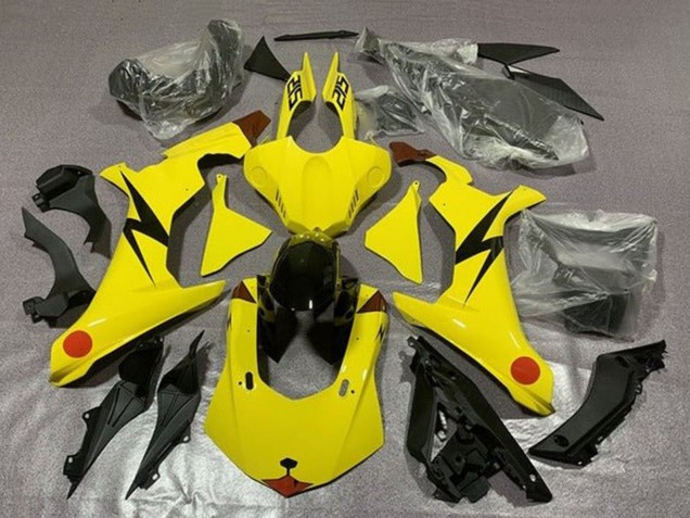 2015-2019 Yamaha YZF 1000 R1 Motorcycle Fairings - Yellow Red Pikachu Australia