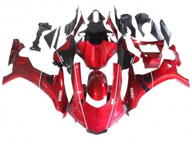 Affordable 2015-2019 Yamaha YZF 1000 R1 Motorcycle Fairing - Red Black White Stripe Australia