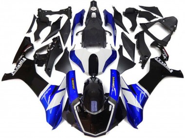 Affordable 2015-2019 Yamaha YZF 1000 R1 Motorcycle Fairing Kits - Blue White Glossy Black Australia
