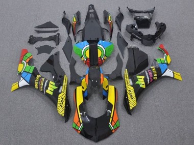 Affordable 2015-2019 Yamaha YZF 1000 R1 Motorcycle Fairings - Black Green White Yellow Red Black Color Wheel HP Australia
