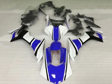 Affordable 2015-2019 Yamaha YZF 1000 R1 Motorcycle Fairing - White Blue Black Australia