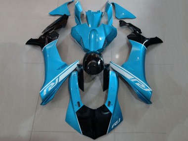Affordable 2015-2019 Yamaha YZF 1000 R1 Motorcycle Fairings - Blue Silver Glossy Black Australia