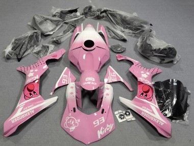 Affordable 2020-2025 Yamaha YZF 1000 R1 Motorcycle Fairings - Pink White Kirby Australia