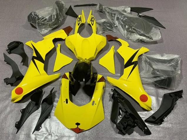 2020-2025 Yamaha YZF 1000 R1 Motorcycle Fairings - Yellow Red Pikachu Australia