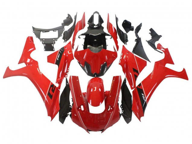 2020-2025 Yamaha YZF 1000 R1 Motorcycle Fairing - Red White Glossy Black Australia