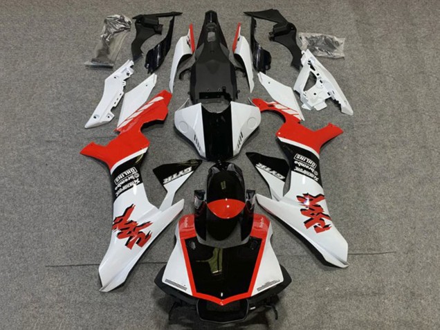2020-2025 Yamaha YZF 1000 R1 Motorcycle Fairings - White Red Glossy Black GYTR Australia