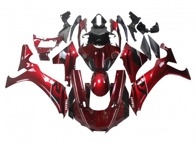 2020-2025 Yamaha YZF 1000 R1 Motorcycle Fairings - Red White Black Stripe Australia