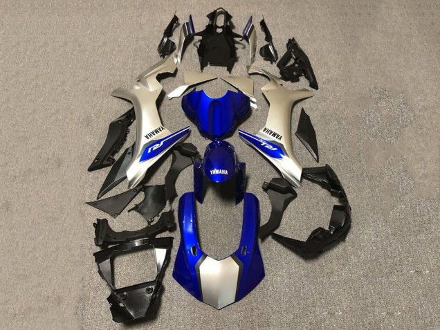 2020-2025 Yamaha YZF 1000 R1 Motorcycle Fairings - Silver Blue Glossy Black Australia