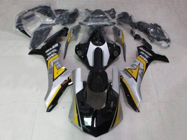 2020-2025 Yamaha YZF 1000 R1 Motorcycle Fairing - Silver Yellow Glossy Black Australia
