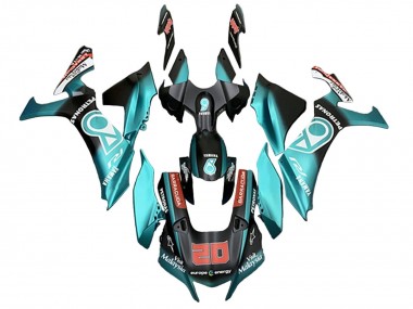 Affordable 2020-2025 Yamaha YZF 1000 R1 Motorcycle Fairings - Turquoise Blue Matte Black Petronas Australia