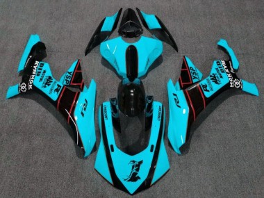 Affordable 2020-2025 Yamaha YZF 1000 R1 Motorcycle Fairings - Turquoise Blue Red Glossy Black Australia
