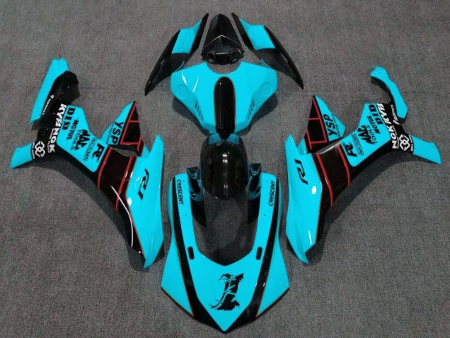 2020-2025 Yamaha YZF 1000 R1 Motorcycle Fairings - Turquoise Blue Red Glossy Black Australia