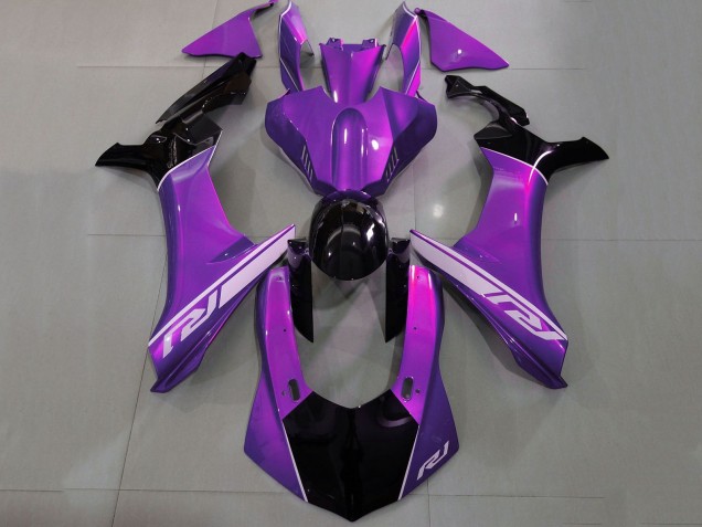 2020-2025 Yamaha YZF 1000 R1 Motorcycle Fairings - Purple Silver Glossy Black Australia