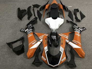 Affordable 2020-2025 Yamaha YZF 1000 R1 Motorcycle Fairings - Orange White Glossy Black Sam Australia