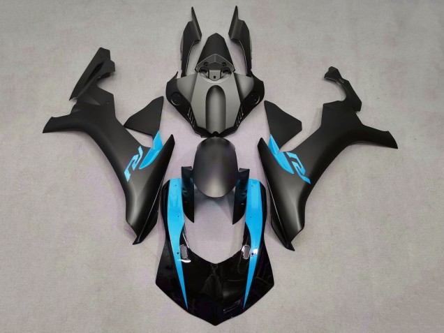 2020-2025 Yamaha YZF 1000 R1 Motorcycle Fairings - Glossy Black Matte Black Light Blue Australia