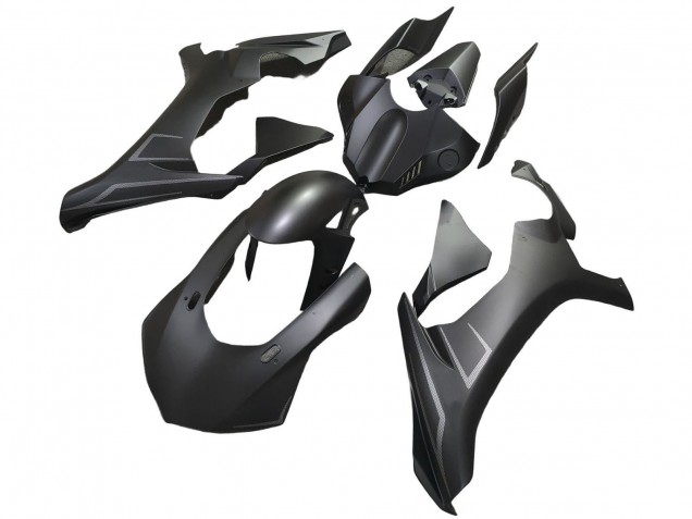 2020-2025 Yamaha YZF 1000 R1 Motorcycle Fairings - Matte Black Silver Australia