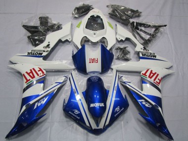 Affordable 2004-2006 Yamaha YZF 1000 R1 Motorcycle Fairings - White Blue Red Fiat Motul Australia