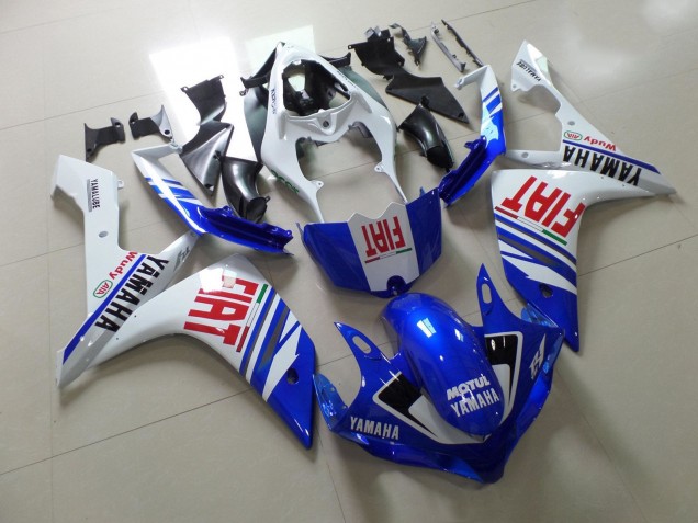 2007-2008 Yamaha YZF 1000 R1 Motorcycle Fairing - White Blue Red Fiat Australia