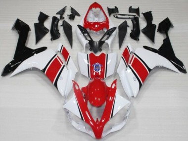 Affordable 2007-2008 Yamaha YZF 1000 R1 Motorcycle Fairings - White Red Black Australia