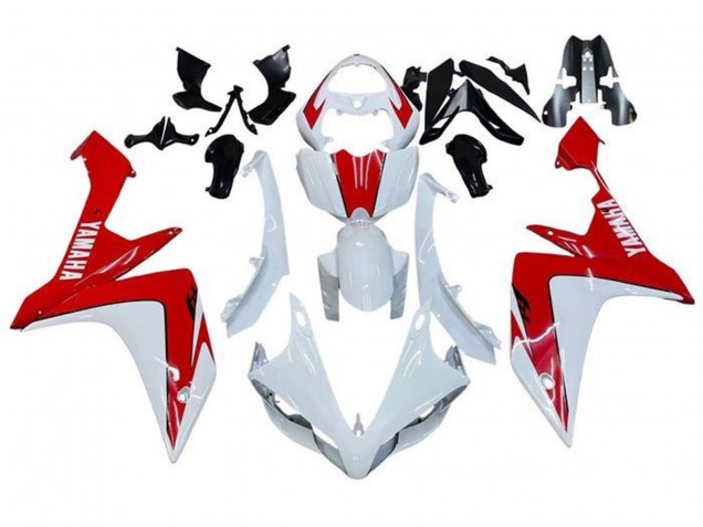 2007-2008 Yamaha YZF 1000 R1 Motorcycle Fairings - White Red Australia