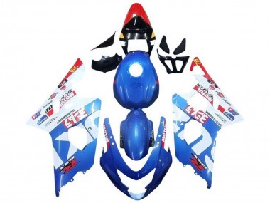 Affordable 2004-2005 Suzuki GSXR 600 / GSXR 750 Motorcycle Fairings - Blue White Red Motul Australia