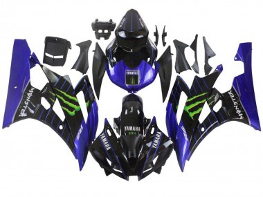 Affordable 2006-2007 Yamaha YZF R6 Motorcycle Fairings - Blue Black Green Monster Australia