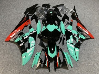 Affordable 2006-2007 Yamaha YZF R6 Motorcycle Fairings - Light Green Red Black Petronas Motul Australia