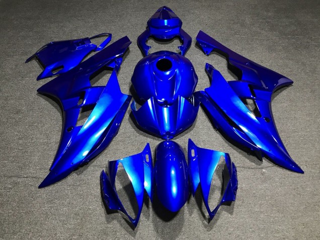 2006-2007 Yamaha YZF R6 Motorcycle Fairing - Blue Australia