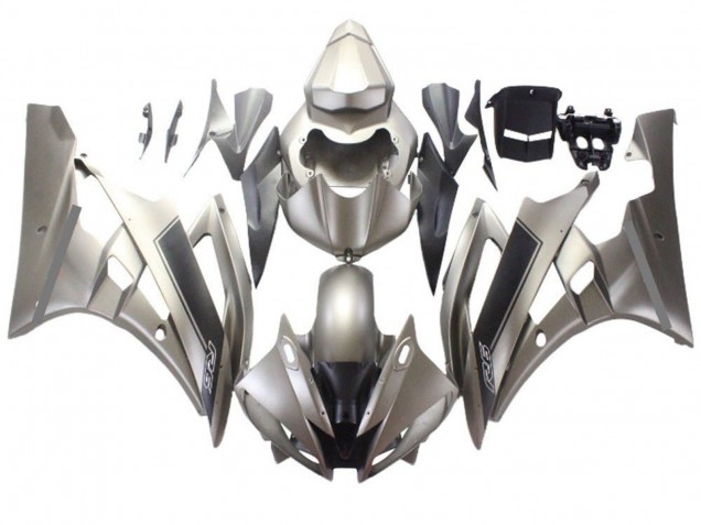 2006-2007 Yamaha YZF R6 Motorcycle Fairings - Silver Grey Australia