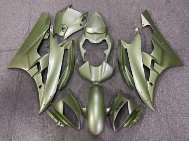 Affordable 2006-2007 Yamaha YZF R6 Motorcycle Fairings - Olive Green Australia