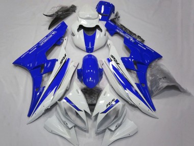 Affordable 2006-2007 Yamaha YZF R6 Motorcycle Fairings - White Blue Motul Michelin Australia