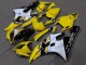 2006-2007 Yamaha YZF R6 Motorcycle Fairings - Yellow White Glossy Black Motul Michelin Australia