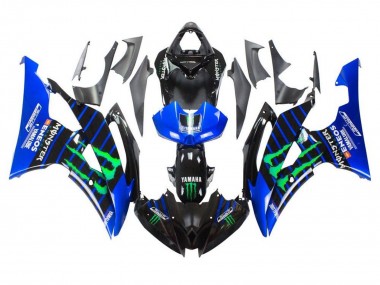 Affordable 2008-2016 Yamaha YZF R6 Motorcycle Fairings - Blue Black Green Monster ENEOS Yamalube Australia
