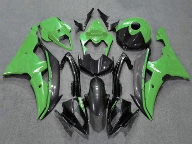 Affordable 2008-2016 Yamaha YZF R6 Motorcycle Fairings - Green Carbon Fiber Style Australia