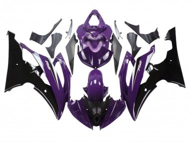 Affordable 2008-2016 Yamaha YZF R6 Motorcycle Fairings - Purple Glossy Black Australia