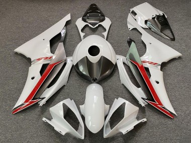 Affordable 2008-2016 Yamaha YZF R6 Motorcycle Fairings - Pearl White Red Australia