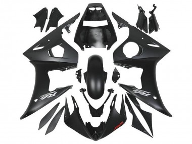 Affordable 2005 Yamaha YZF R6 Motorcycle Fairings - Matte Black Silver Red Australia