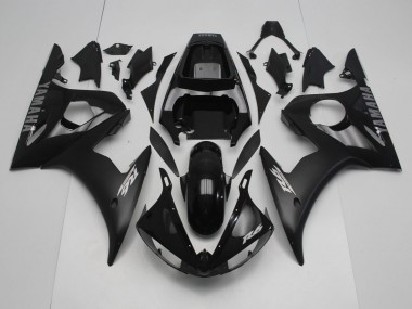 Affordable 2005 Yamaha YZF R6 Motorcycle Fairings - Glossy Black Matte Black Silver Australia