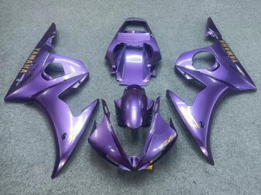 Affordable 2003-2004 Yamaha YZF R6 Motorcycle Fairings - Purple Gold Decals Australia