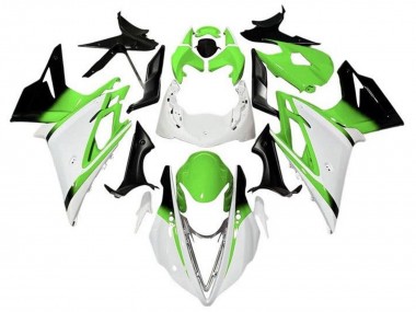 Affordable 2013-2016 Triumph Daytona 675 Triple Motorcycle Fairings - White Green Glossy Black Australia